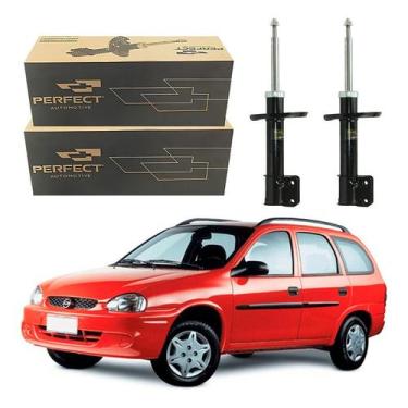 Imagem de Par Amortecedor Dianteiro Corsa Wagon 1.6 16v 8v 1997 A 1999 - Perfect