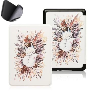 Imagem de Yzlvigrous Capa para Kindle Paperwhite 12th/Colorsoft Signature Edition 1ª Geração 2024, Tampa Traseira de TPU Macio de 7 Polegadas com Sono/acordamento Automático, Modelo: SA568B/SA59CP/SA569P