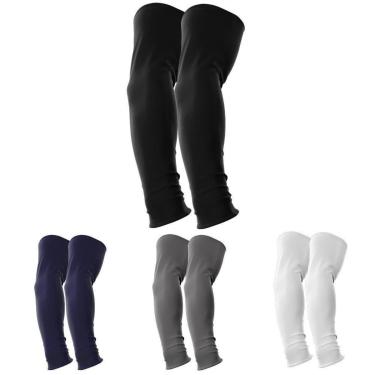 Imagem de Kit 4 Manguitos Proteção Solar Uv Vôlei Ciclismo Protetor Braço Moto-Masculino