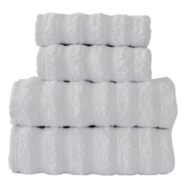 Imagem de Kit 2 Toalhas Banhão/Banho 75x150cm Algodão –Toalhas (BRANCO)