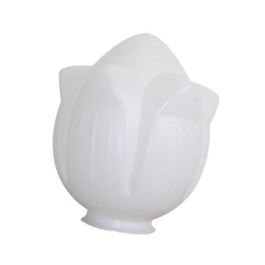 Imagem de IEUDNS Capa de acrílico para poste de luz, substitui cúpulas de flores para luminárias de rua, arandelas de parede para pátio, e jardim, 32cmx37cm