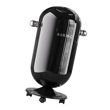 Imagem de Llazsybz Lixeira com Rodas, Lixeira Doméstica, Grande Capacidade, Lixeira Criativa E Versátil, Cesto para Papel Higiênico, 20 L, Preto