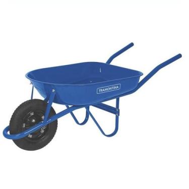 Imagem de Carrinho de Mão Tramontina 50 Litros, Caçamba Rasa