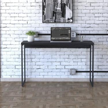 Imagem de Mesa de Escritório Studio 120cm Dynamica Preto / Ônix