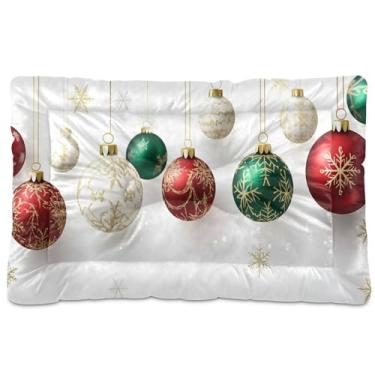 Imagem de SEHANY Cama de bola de Natal para cães e gatos com fundo antiderrapante, cama de canil, colchão macio para animais de estimação, lavável, almofada de cama para cães pequenos, médios e grandes, gatos