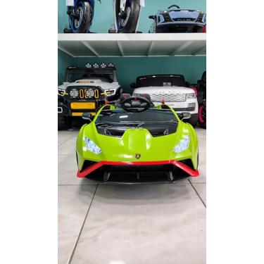 Imagem de Carro Elétrico Infantil com Controle Remoto 12v - Verde