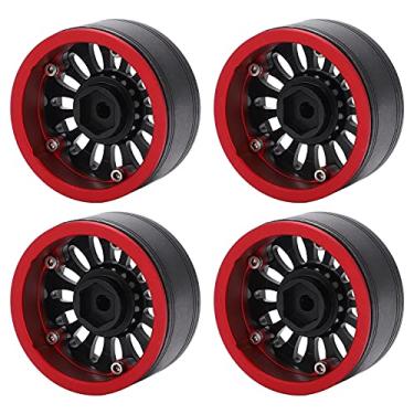 Imagem de Ainoli 4pcs RC cubos de roda de metal com tampa de rosca para/Axial // Redcat // Hpi RC Crawler