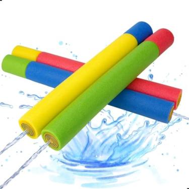 Imagem de Lançador de Água de Espuma 57cm, Brinquedo Aquático Flutuante, Material Atóxico, Cores Sortidas, Diversão para Piscina e Praia