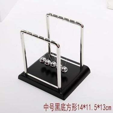Imagem de Artesanato de Sala Estar Casa Criativa Pêndulo Newton Modelo Conservação Energia Bilhar Base Preta Chinesa Pool
