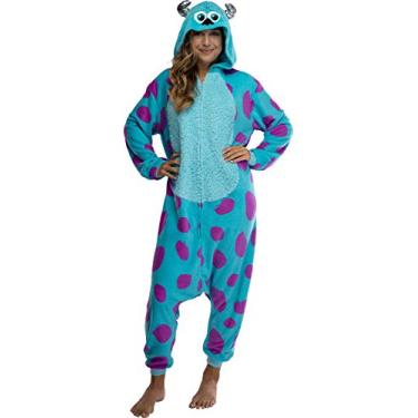 Imagem de Disney Monsters Inc. Fantasia adulta de lã de ovelha Sulley Kigurumi fantasia de cosplay (2X/3X)