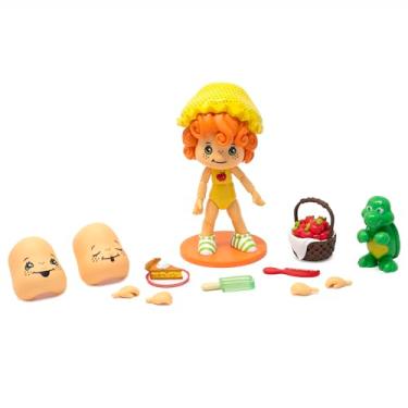 Imagem de Boss Fight Studio Strawberry Shortcake Deluxe Apple Dumplin Collectible Action Figure – Highly Articulated Fruity Scented Figurine with Accessories, Interchangeable Parts, and Stand – 1:12