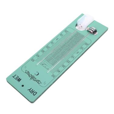 Imagem de RiToEasysports Monitor de Temperatura e Umidade, Psicrômetro Marinho Com Termômetro de Bulbo Seco úmido de Alta Precisão para Iates e Navios de Carga Composto de Madeira e Plástico Resistência à