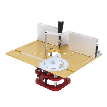 Imagem de Garosa de Elevação da Placa Base de Inserção de Serra de Mesa do Roteador, Kit de Roteador de Levantamento Manual Com Liga de Alumínio e Construção Em Aço Inoxidável para Motores de 64-66 Mm,