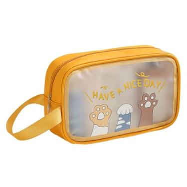 Imagem de Necessaire De Viagem Para Maquiagem - Organizador de Viagem Portátil Transparente - Grande Necessaire De Higiene Pessoal E De Cosmeticos - Para Pincéis Batom Base Joias Espelho Férias