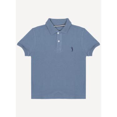 Imagem de Camisa Polo Aleatory Infantil Piquet Light Marinho-Masculino