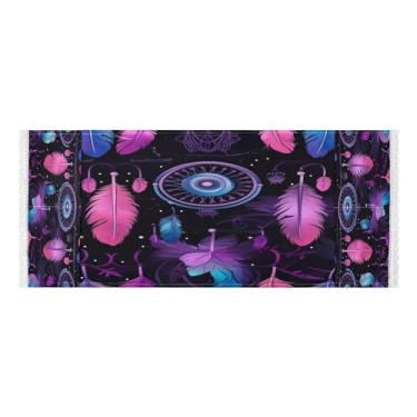 Imagem de Wassud Capas coloridas para lavadora e secadora de sonhos, protetor de lavadora com sacos de armazenamento, capa de geladeira à prova de poeira com bolsos para lavanderia doméstica, cozinha, 120 x 55