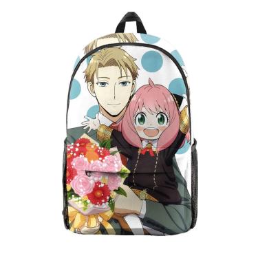Imagem de Mochila Spys Familys Anya Forger para crianças escolares de poliéster