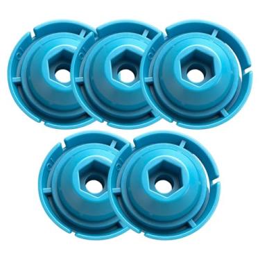 Imagem de MFMEXUL Conjunto de 5 peças de placas de pressão para máquinas de calafetagem, acessórios profissionais de alta resistência e