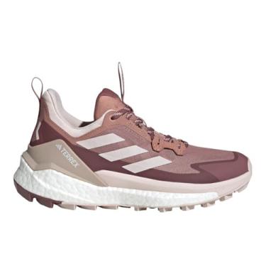 Imagem de adidas Tênis feminino Terrex Free Hiker 2.0 para caminhada, Argila quente/massa malvada/carmesim silencioso, 39