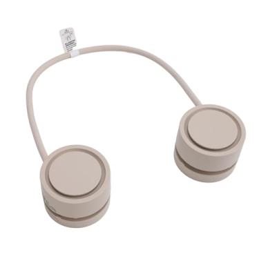Imagem de Generic Ventilador de Pescoço Sem Lâmina, Ventilador Portátil de Pescoço Recarregável Com Resfriamento de 360 ​​graus por USB para Viagens para Escritório (Damasco)