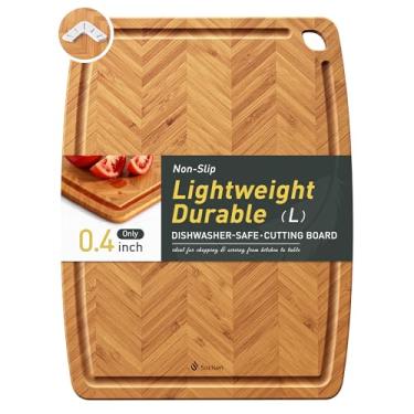 Imagem de Tábua de cortar madeira, tábua de corte dupla face, tábua de servir, cozinha, essencial, casa, aquecimento, anfitriã, presente bandeja de servir para Natal, casamento, aniversário, aniversário, verde