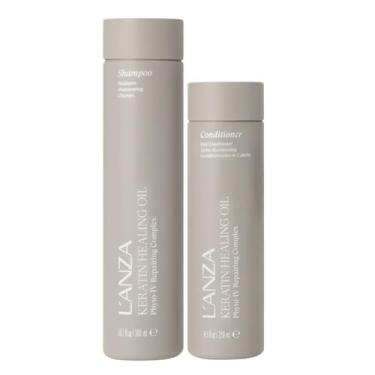 Imagem de Kit Lanza Keratin Healing Oil Sh300ml e Cond250ml Nutrição Luxuosa