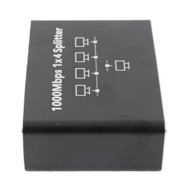 Imagem de Gigabit Ethernet Splitter, Hub de Rede de Internet de 1000Mbps Com Cabo de Alimentação USB, Design de Metal para CAT5/5E/6/7/8