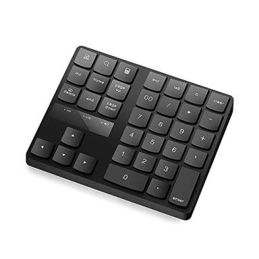 Imagem de Teclado Digital Sem Fio 2 4G com 35 Teclas Numérico USB Carregamento para Laptop PC Desktop ABS Portátil Compatível Andr