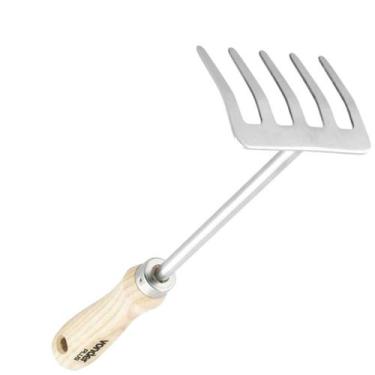 Imagem de Ancinho 5 Dentes Inox Para Jardim Vonder Plus