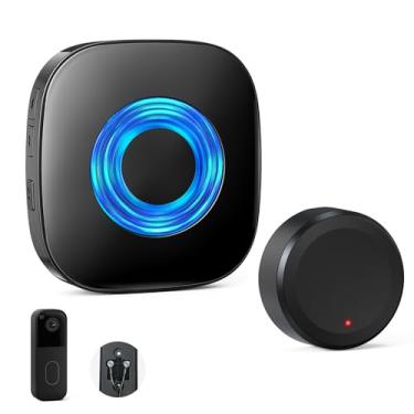 Imagem de Campainha sem fio para campainha de vídeo Blink (1ª geração)/(2ª geração) com transmissor com fio (1 extensor de campainha 1 campainha)