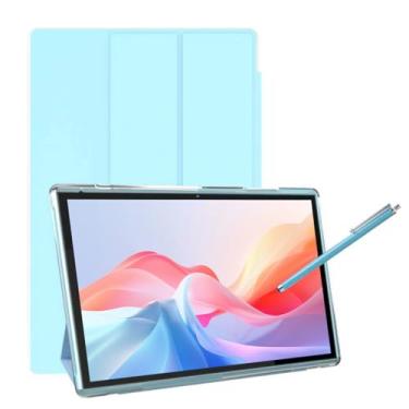 Imagem de Tablet de 10 polegadas com capa protetora para tablet e caneta, tablets Android 14, 6 GB de RAM, 32 GB de ROM/expansão de 1 TB, bateria 8H 6000 mAh, WiFi, Bluetooth, tela sensível ao toque IPS HD de