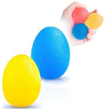 Imagem de JIALWSJWAN Pacote com 3 bolas para exercícios de mão – Conjunto de terapia física e ocupacional para melhorar a força de aderência e alívio da rigidez – Ferramenta de alívio da dor da artrite para