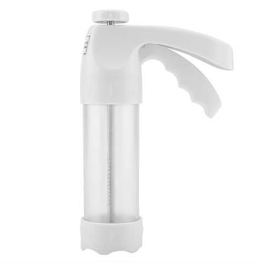 Imagem de GLOGLOW Máquina de Prensar Biscoitos para Fazer Biscoitos, Aço Inoxidável e Plástico, Ferramenta Multifuncional para e Bolos, Inclui 12 Pedaços de Flores e 6 Bicos de Creme para Produtos de