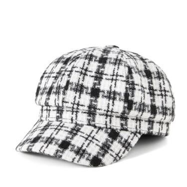 Imagem de GTIANHE-TAN Boina feminina chapéu jornaleiro quatro estações de chapéus modernos para viagens urbanas e festivais, One Size, Ágata