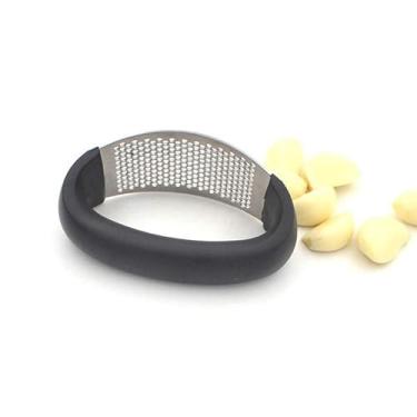 Imagem de 1 Espremedor de alho inoxidável manual para uso doméstico, dispositivo de prensa de alho, espremedor de cozinha, ferramenta de alho e gengibre, acessórios de cozinha