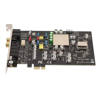 Imagem de Cryfokt Placa de Som PCIe de Alto Desempenho 7.1CH TCXO PCIe PC Placa de Som para Grandes Jogos 3D e Home Theater, para 10