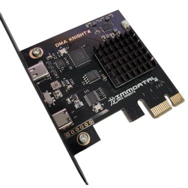 Imagem de IMMORTAL DMA Knight, Placa de Som FPGA DMA com Firmware PCILeech Personalizado, Velocidade até 275 MB/s, Conexão USB-C/PCIe, Compatível com Desktop e Laptop