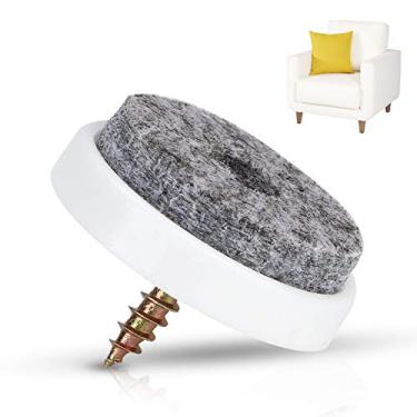 Imagem de GLOGLOW Pregos de Feltro para Perna de Cadeira Almofadas de Feltro para Móveis de 50 Unidades, Protetores de Piso Antiderrapantes para Mesa de Cadeira Perna de sofá Com Pregos de Aço Inoxidável,