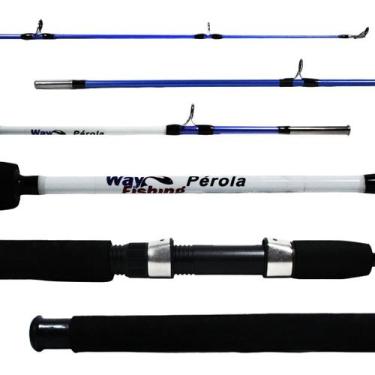 Imagem de Vara Pesca Molinete Way Fishing Pérola 1302 WF2628-1 8-10 LBS 1,30m - 
