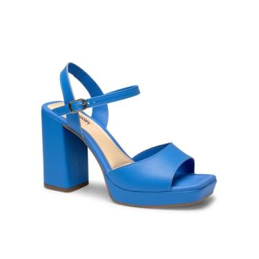 Imagem de Sandália Feminina Mississipi Salto Bloco - Azul