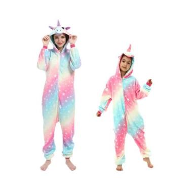 Imagem de Pijamas De Inverno Femininos Em Flanela Grossa Com Capuz, Fantasia De 