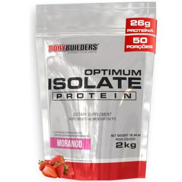 Imagem de Optimum Isolate Whey Protein Morango 2kg - Bodybuilders