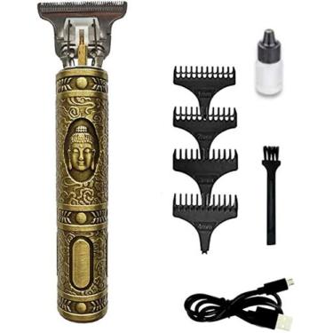 Imagem de Máquina De Cortar Cabelo Fazer Barba Acabamento Dragão - BBG