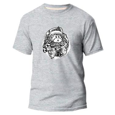 Imagem de Camiseta Básica Algodão Premium Estampa Digital Esquilo DTF - Pavesi, 