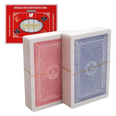Imagem de Baralho Tradicional 52 Cartas + Coringa | Cartas de Baralho Para Jogar Truco, Poker e Buraco de Plástico Resistente Normal Profissional