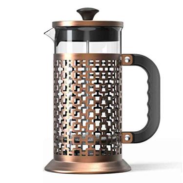 Imagem de Cafeteira Manual de Pressão Francesa para Café e Chá 1000ml Ferramenta Percolador Espresso com Vidro Boro-silicato Resistente ao Calor Filtro Aço Inox