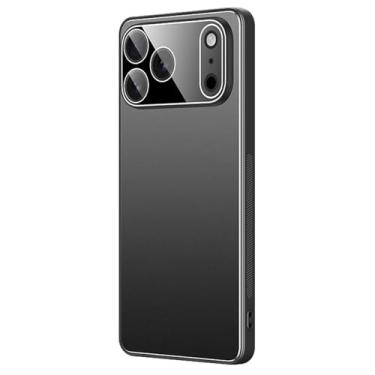 Imagem de Genérico Capa para iPhone 17/17 Air/17 Pro/17 Pro MAX, proteção de lente de câmera, cobertura fina anti-riscos, tampa dura (Black, 17 Pro Max)