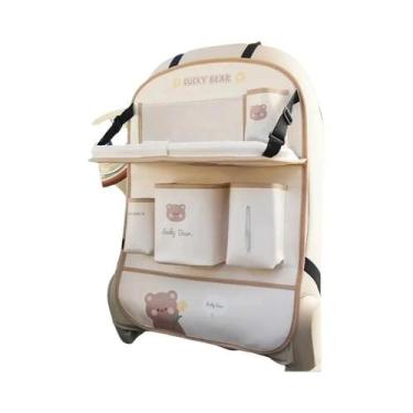 Imagem de Organizador De Banco De Carro Em Couro, Mesa De Jantar Multifuncional 