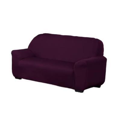 Imagem de Conjunto de três capas para sofá Elegante e encantador capa para sofa de 3 lugares，manta de sofa，capa para sofá 2 e 3 lugares(ROXO)