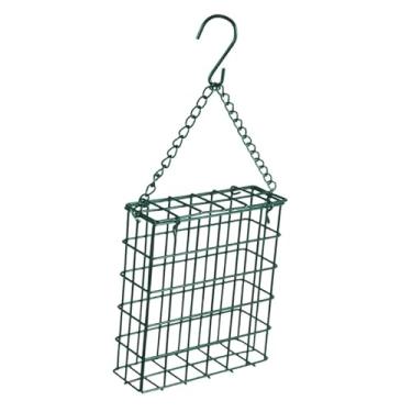 Imagem de IEUDNS Alimentador de bolo de sebo para pássaros, ferramenta de alimentação para uso externo, alimentador suspenso para jardim, gramado, pátio,